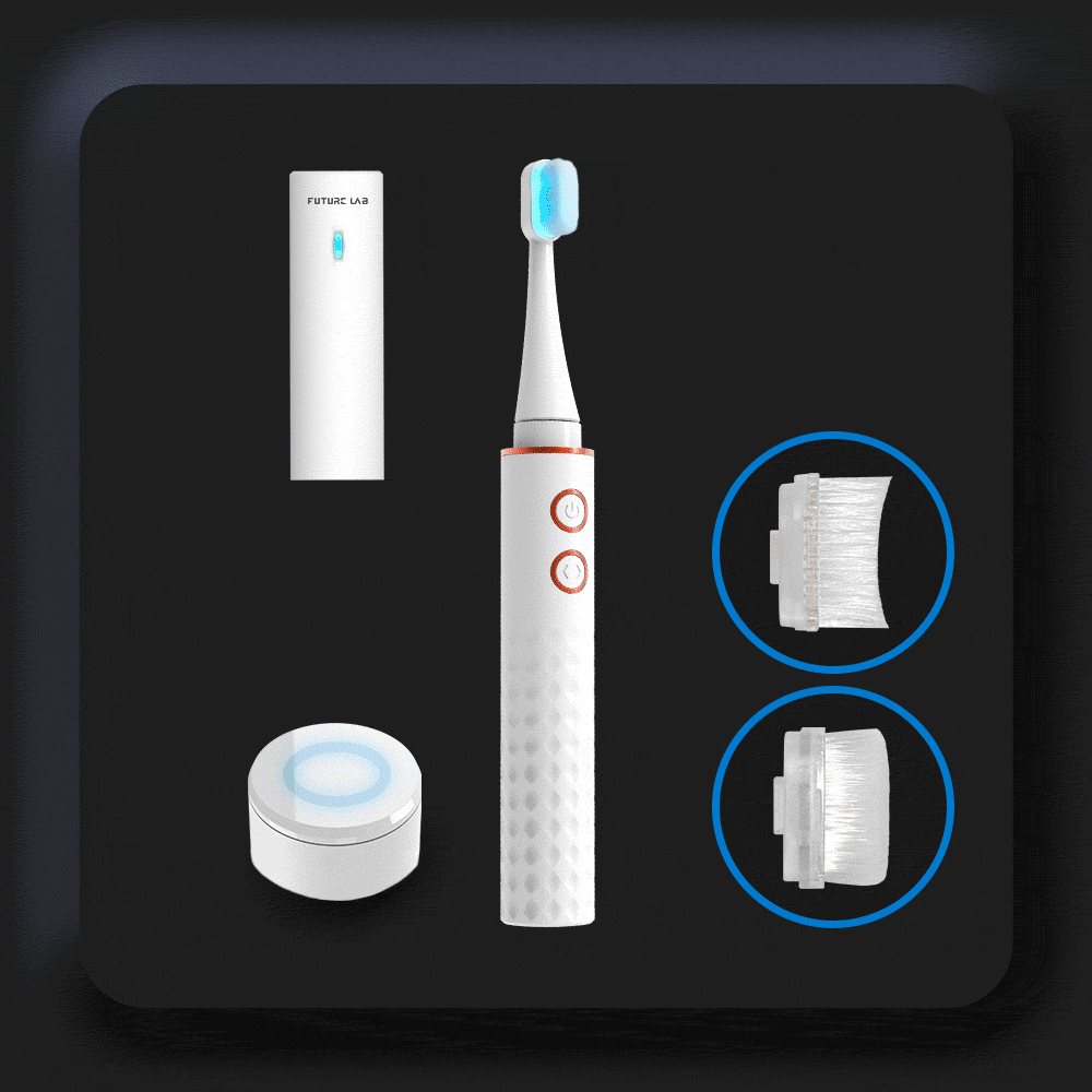 【Future】Cold White Ultrasonic Toothbrush